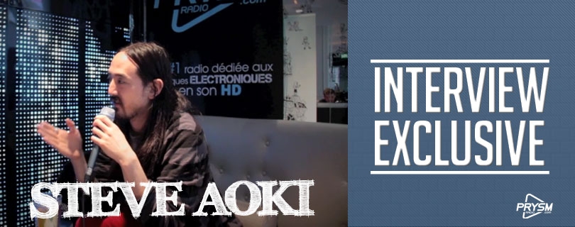 Steve aoki, interview exclusive sur prysm - De passage � paris, steve aoki a ...