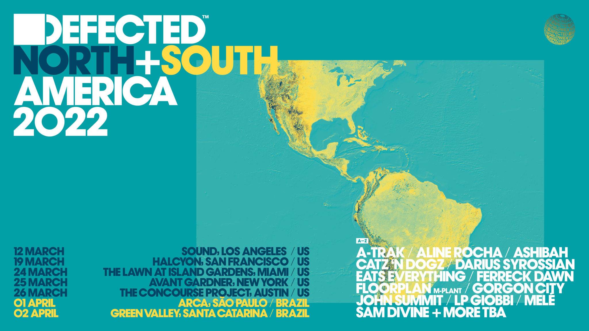 Defected Announce US and South American Tour Dates for March & April ...