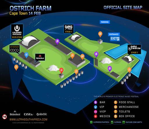Site Map Cape Town Ultra