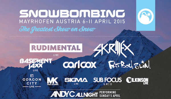  Snowbombing drops final line up