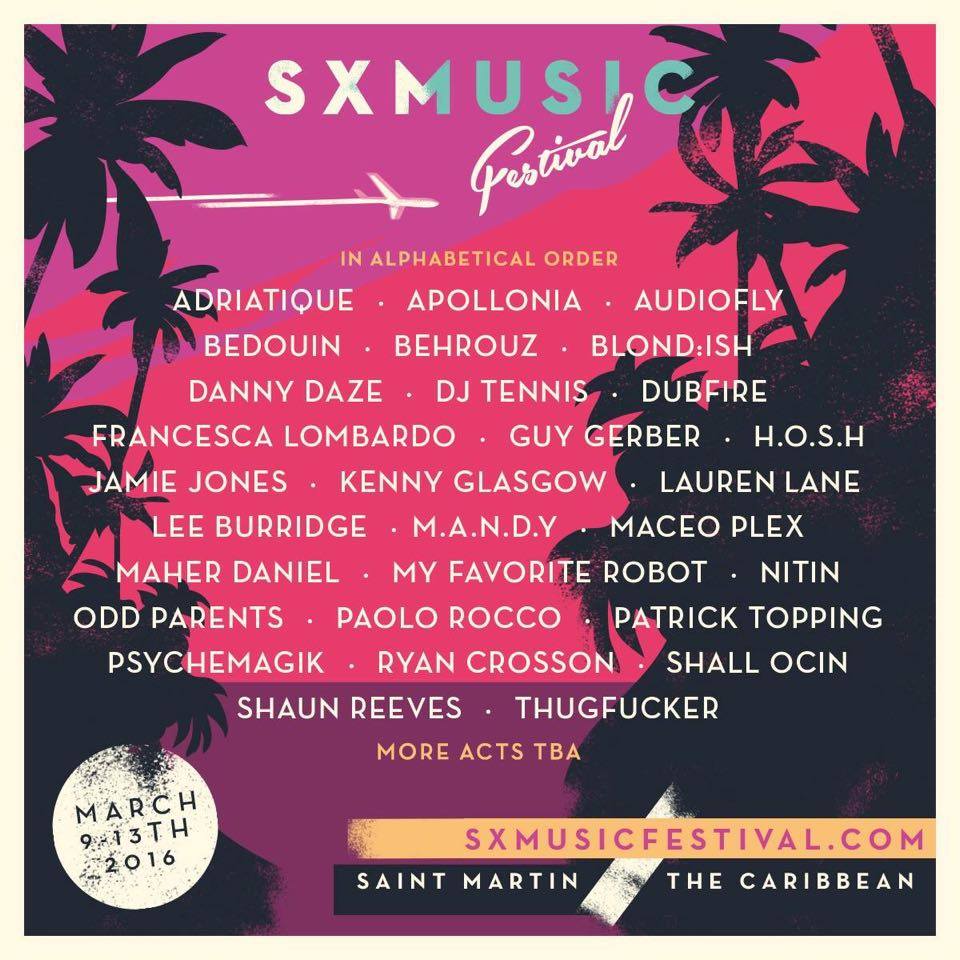 SXM Festival 2016