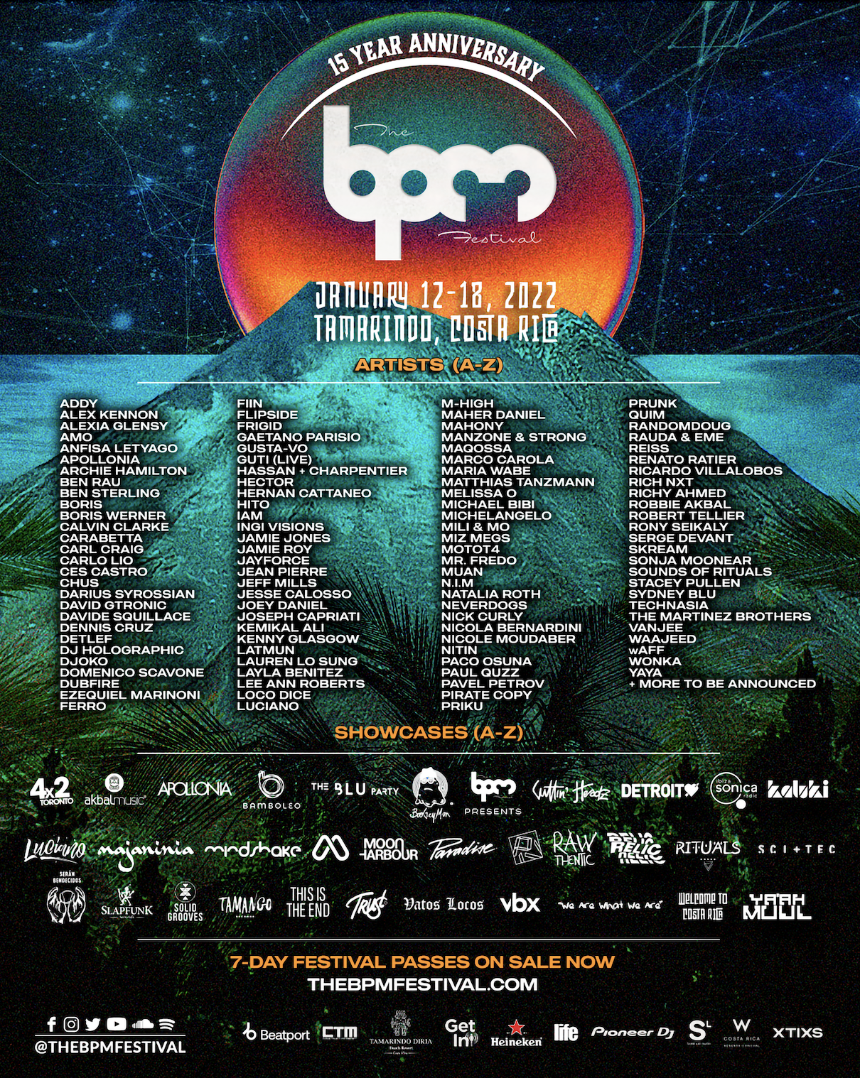 BPM Festival - Costa Rica - Lineup